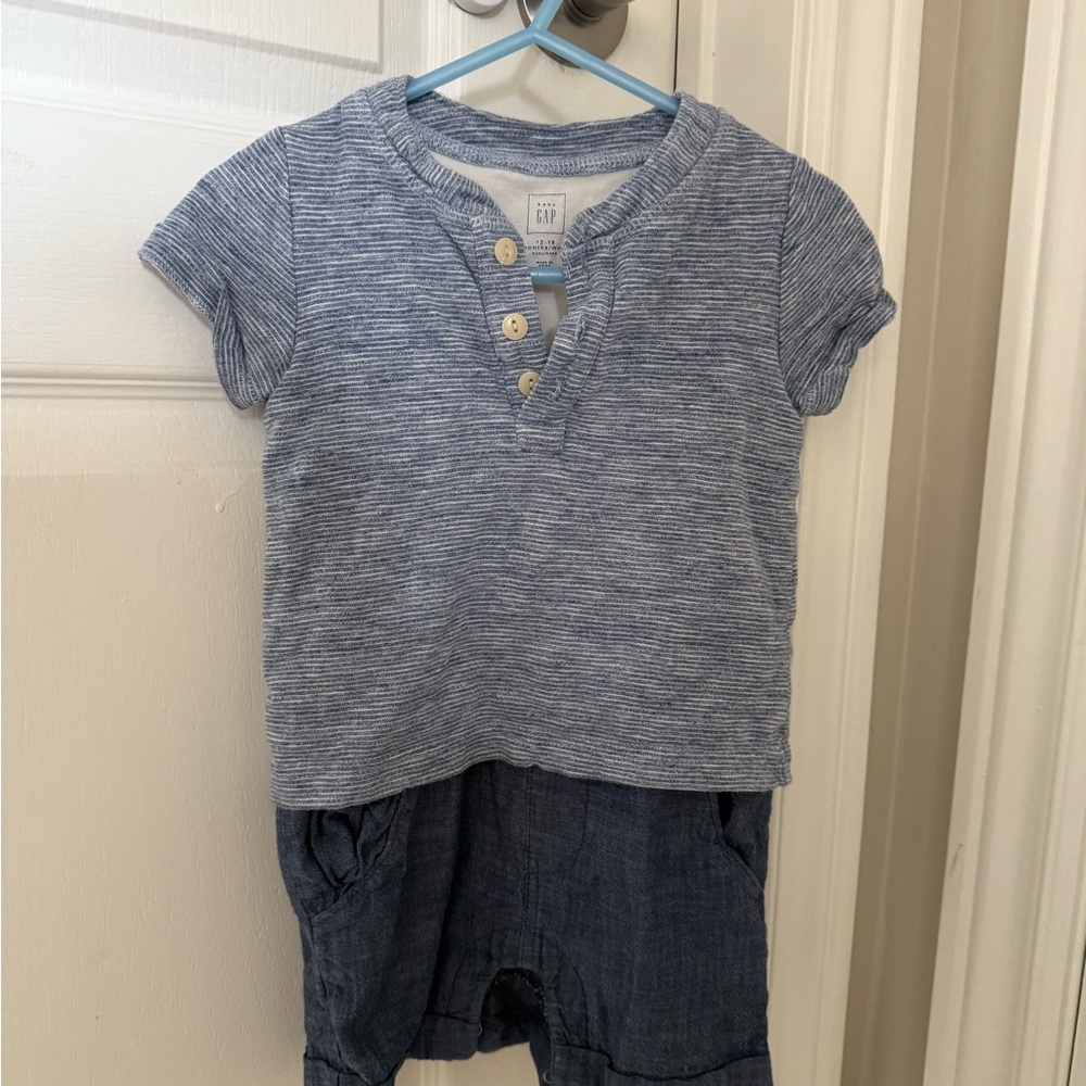 Kids Blue Striped Shirt by Gap one piece
